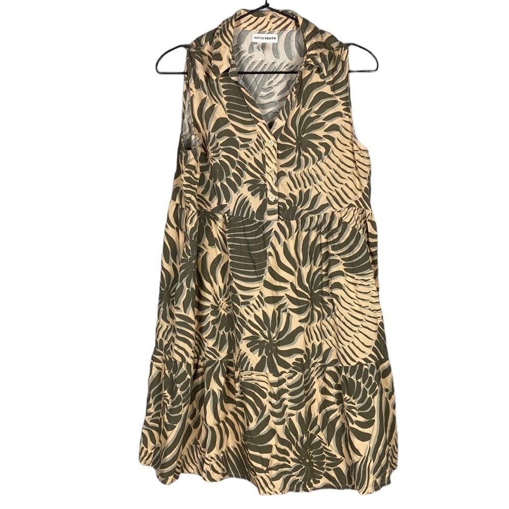 Native Youth floral henley dress